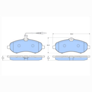 Δισκόφρενα  ZTEC+ για Citroen,Fiat,Peugeot,Toyota